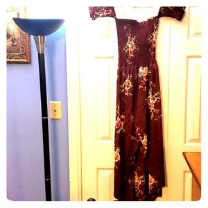 Beautiful floral hi low dress